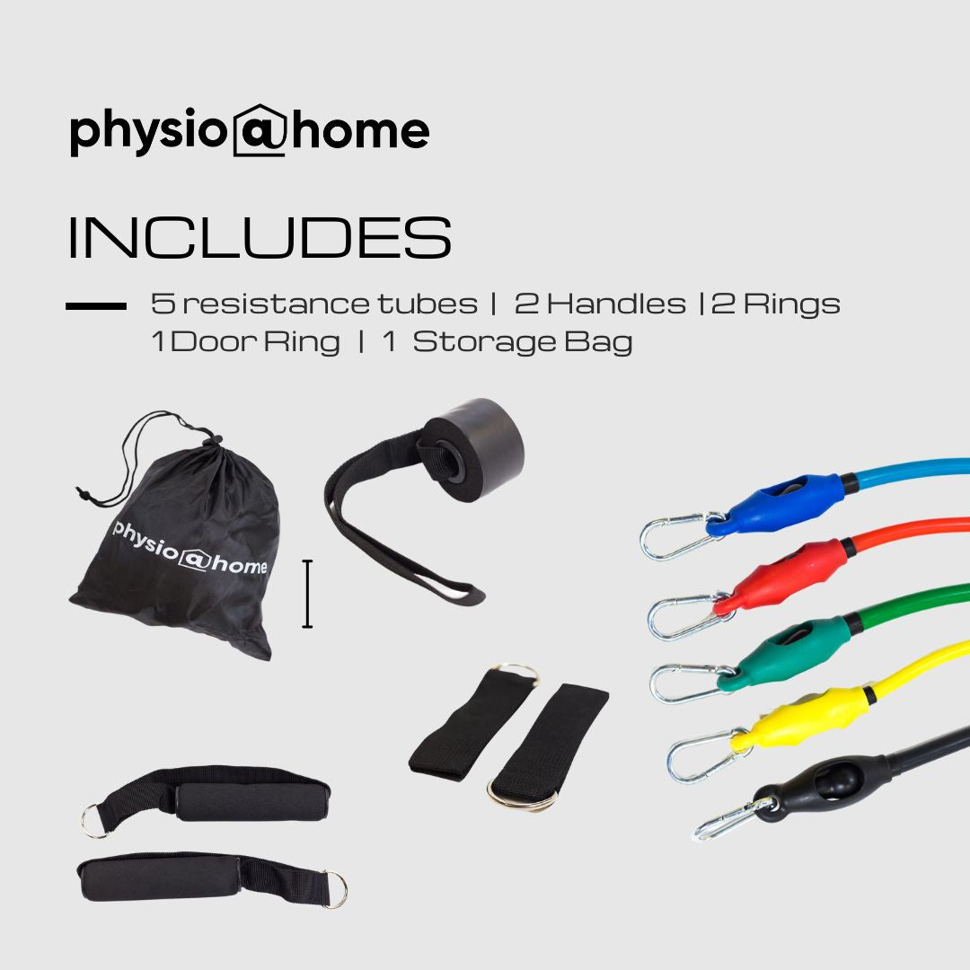 5 Pack |   Resistance Band Kit with Handles